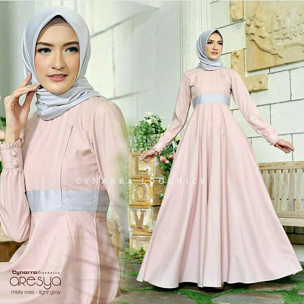 GAMIS SYARI ANNAJAH CAPUCCINO 900GR 110 140 ALLSIZE GAMIS SYARI BUSUI CADAR CREPE HQ POLOS MURAH I.