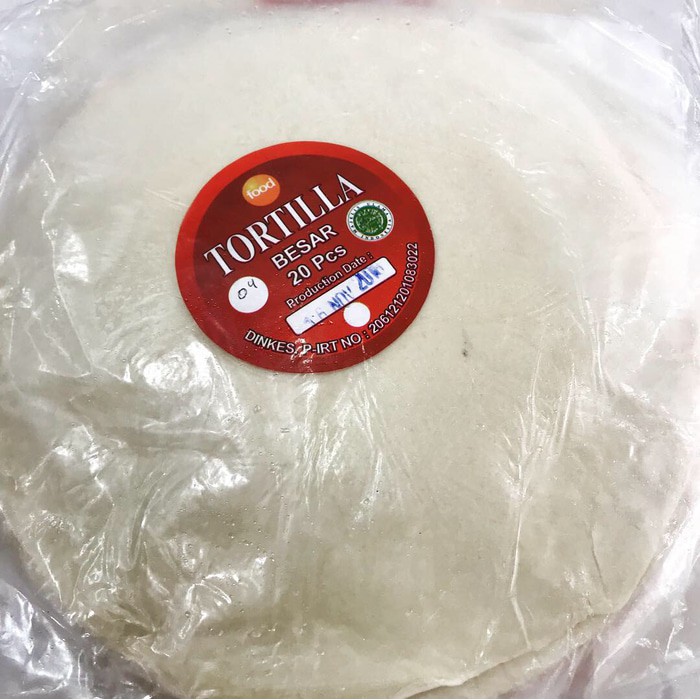 

Tortilla Kulit Kebab isi: 20 lembar