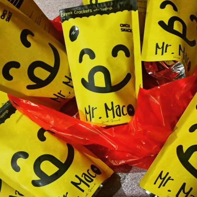 

Peyek Crackers Mr.Maco by ocu snack
