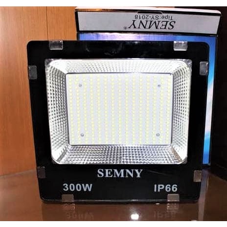 Semny 300 Watt Lampu sorot SEMNY 300W floodlight super terang lampu kap sorot led 300watt 300 w body besar jumbo lampu taman lampu lapangan futsal flood light