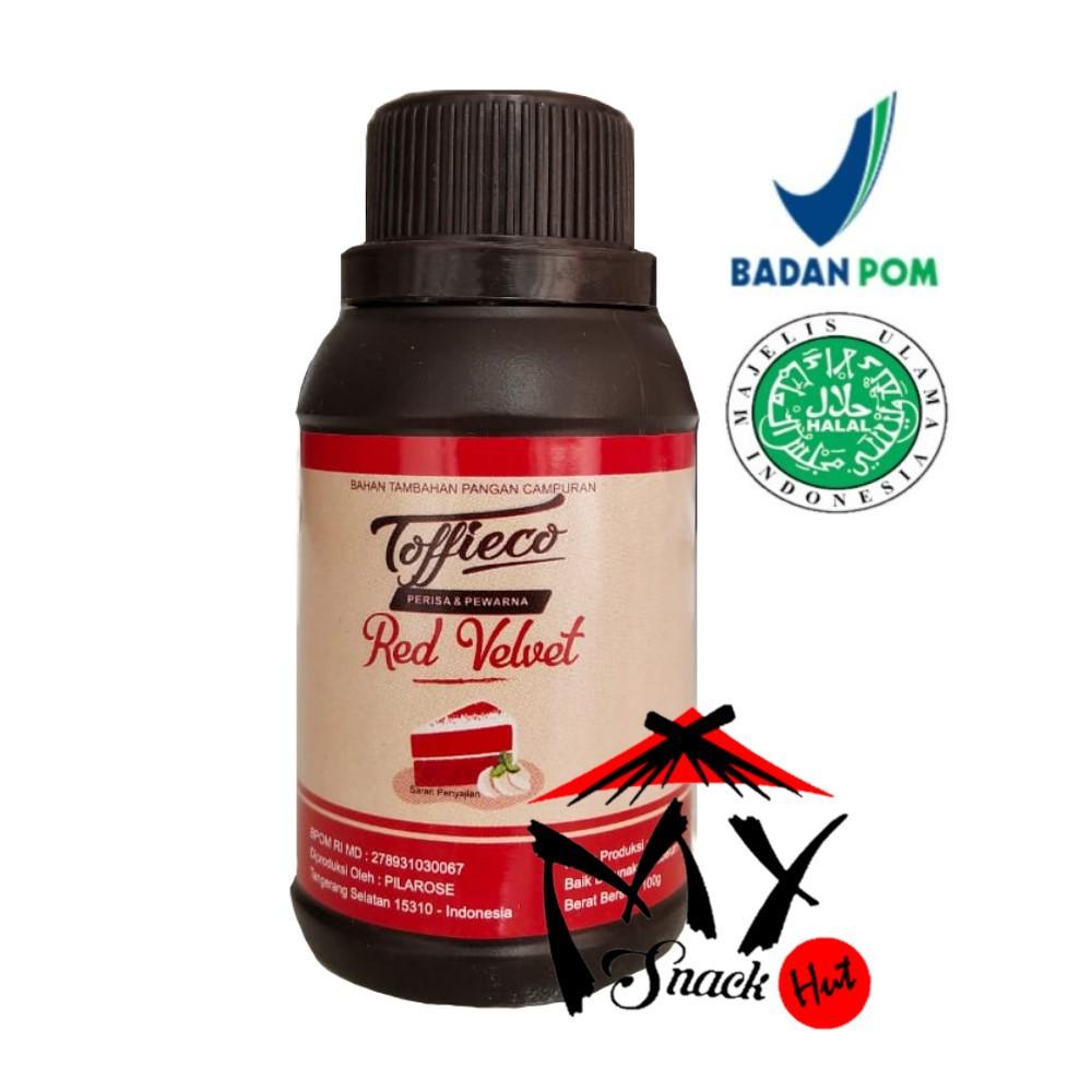 

TOFFIECO PASTA RED VELVET 100GR - TOFIEKO PERISA CAKE KUE VELVET MERAH PASTA BAKING PASTE HALAL MUI Berkualitas