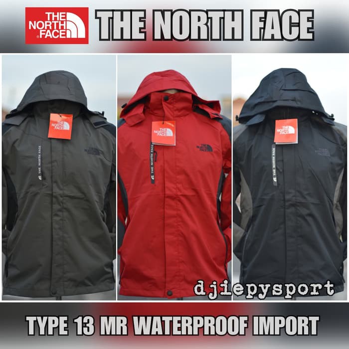 TNF 13 SERIES MURAH JAKET GUNUNG OUTDOOR IMPORT WATERPROOF BESTSELLER