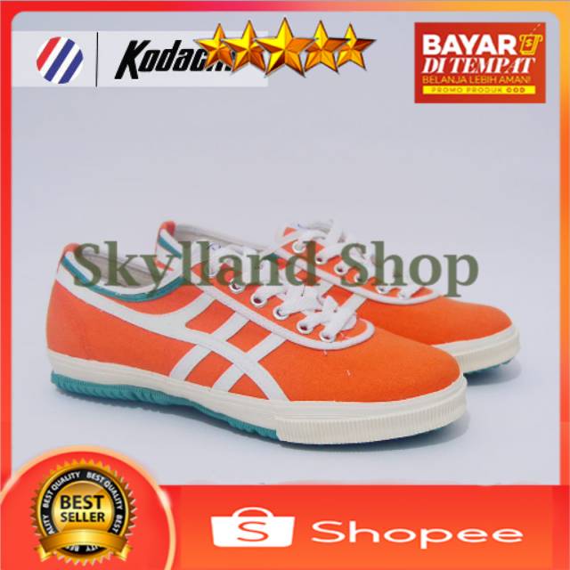 Kodachi 8172 Orange Hijau - 8172 OH - sepatu kodachi