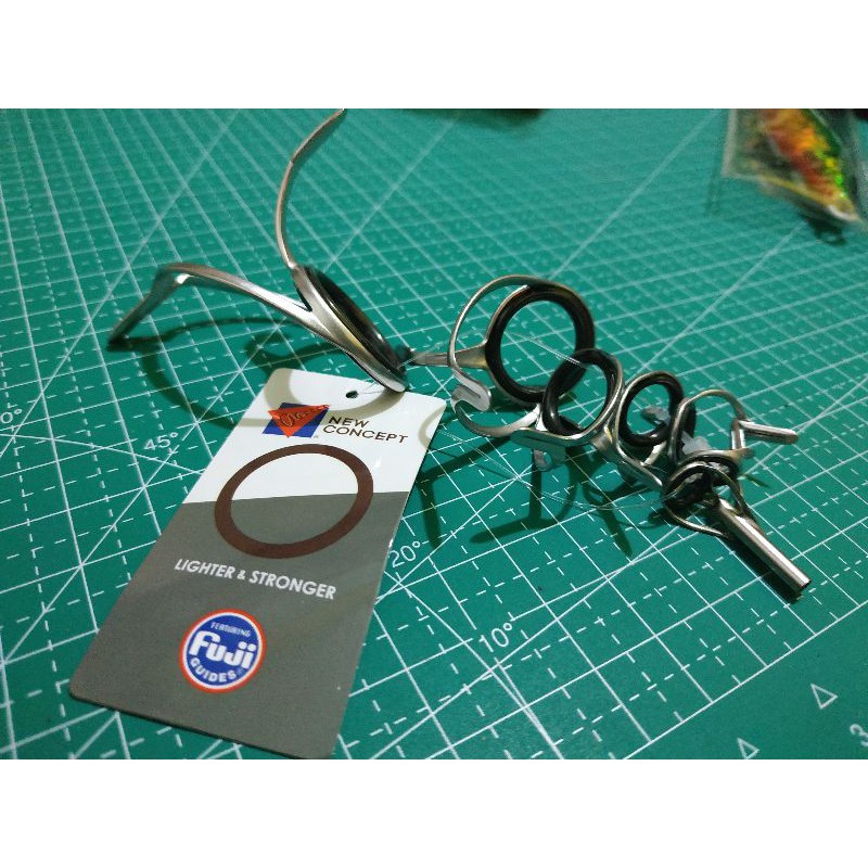 RING GUIDE FUJI 1 SET SALT WATER KAKI 2 FUJI ORIGINAL