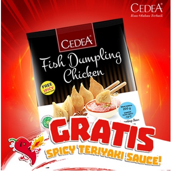 

Cedea Fish Dumpling Chicken 200gr (Dumpling Ayam 200gr)