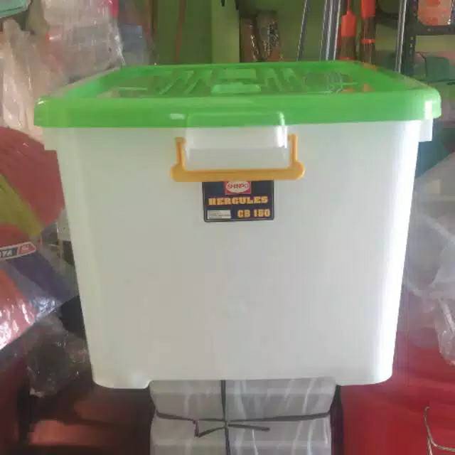 SHINPO Hercules sip 119 CB 150 liter container kotak box roda plastik serang Cilegon go send