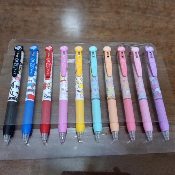 

Ready...Ready...Ready...] Zebra Sarasa Snoopy 2015 Limited Edition Set A+B (10 pens)