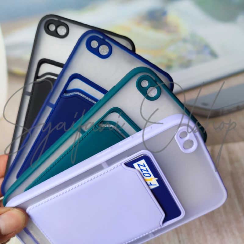 Card Case Xiaomi Redmi 5A / MCG3B / MCI3B Case Slot Kartu + Protection Camera