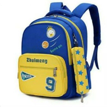 Backpack Zhuimeng Baseball 2in1 Tas Ransel Anak Sekolah Tas Ransel Anak Tas Anak