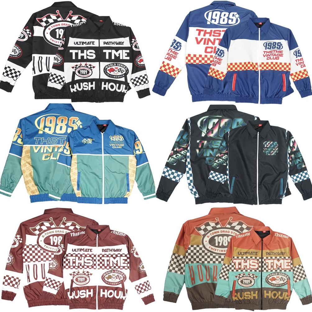 Thistimebrand Jacket Vintage Club ( Jaket Parasut ) #3 S M L Xl Xxl Xxxl , Jaket Vintage , Jaket Rac