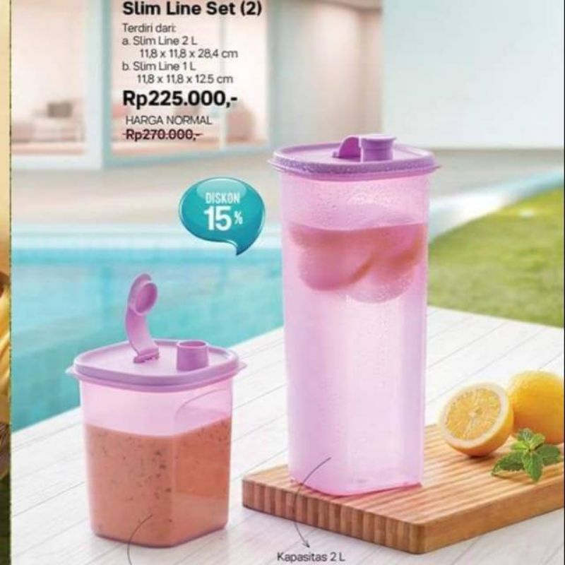 Tupperware Slim Line Set