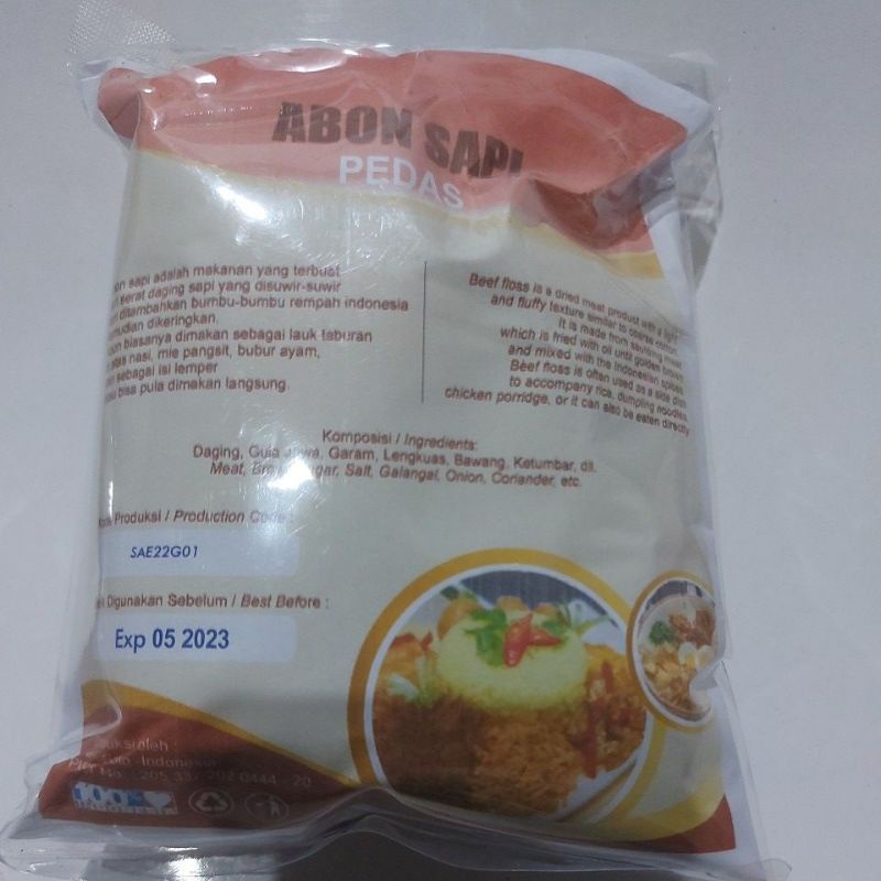 [250 Gr] ABON SAPI SAE ORIGINAL