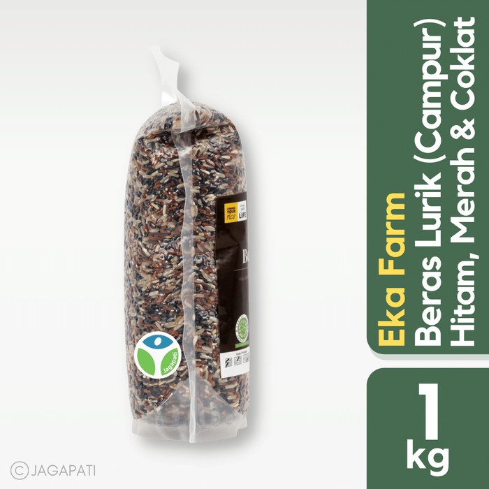 

540ffiepp Eka Farm - Beras Lurik 1Kg - Mix Merah Hitam Coklat - Campur 244Q40112