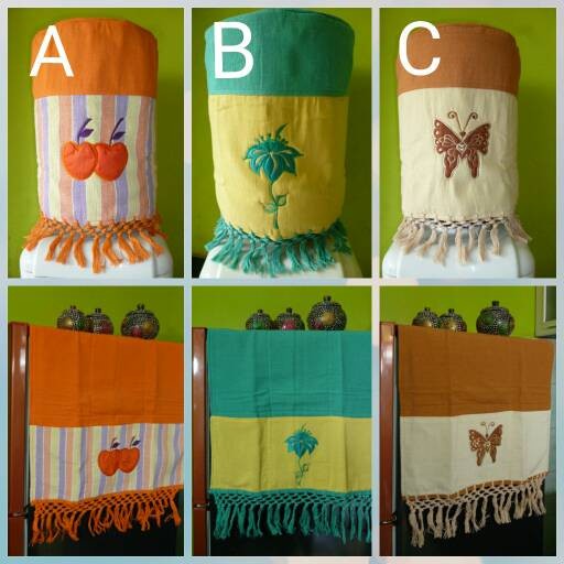 Tutup atau Cover Kulkas dan Galon Tenun