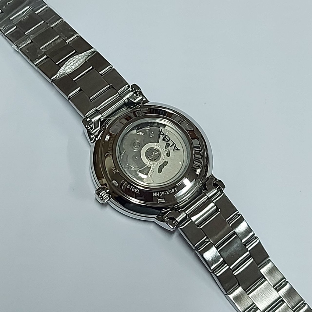 Alba Automatic A9A013X1 Open Heart Silver - Jam Tangan Pria A9A013