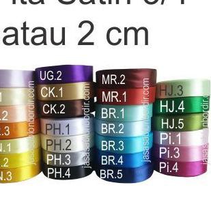 

Segera Pita Satin 3/4 inch atau 2 cm