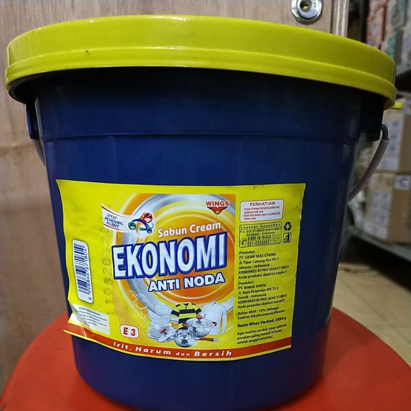 ekonomi sabun cream ember 2850gr (3kg)