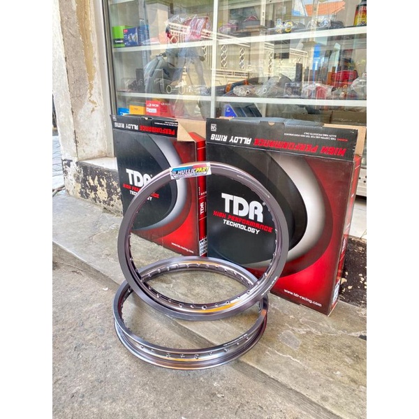 Velg TDR TITANIUM grey UK 160-185- 17 SET dpn & blkg