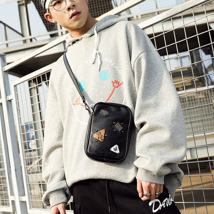 Tas Selempang Pria Kecil Tas Kulit Untuk HP