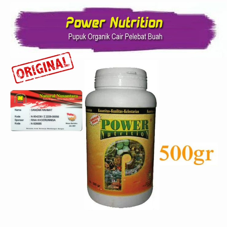 PUPUK POWER NUTRITION - PUPUK NASA POWER NUTRITION - PELEBAT BUAH - NASA - 100% ORIGINAL