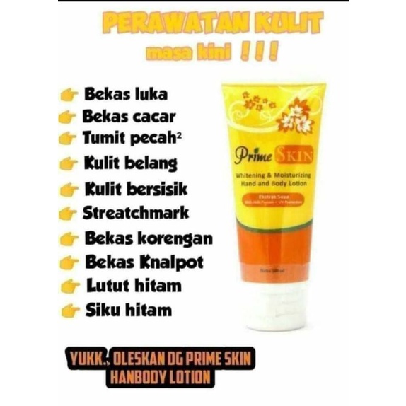 Hand Body Lotion Prime Skin HWI Original