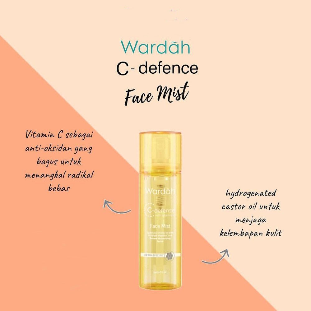 WARDAH C DEFENSE SERIES (DD CREAM FACE MIST SERUM FACE WASH)