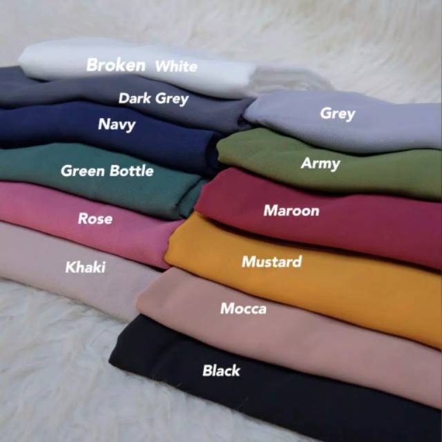 Hijab Bergo Tali Jersey Premium | Jilbab Bergo Maryam Jersey Premium