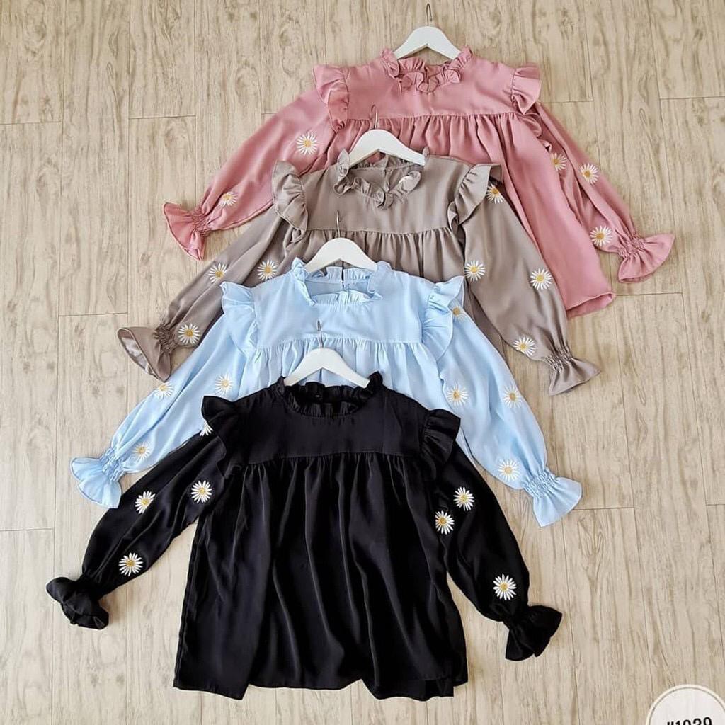 Blooming DAISY // DELINA BLOUSE / ATASAN WANITA / BLOUSE MUSLIM / BLOUSE WANITA