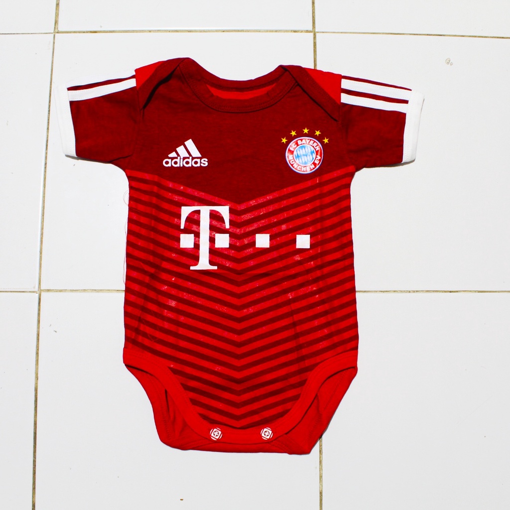 JUMPER BAYI BAJU BOLA BAYI BAHAN KATUN KWALITAS PREMIUM/baju bola bayi munchen