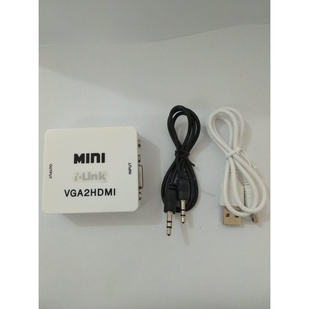 CONVERTER VGA TO HDMI WITH AUDIO BOX MINI