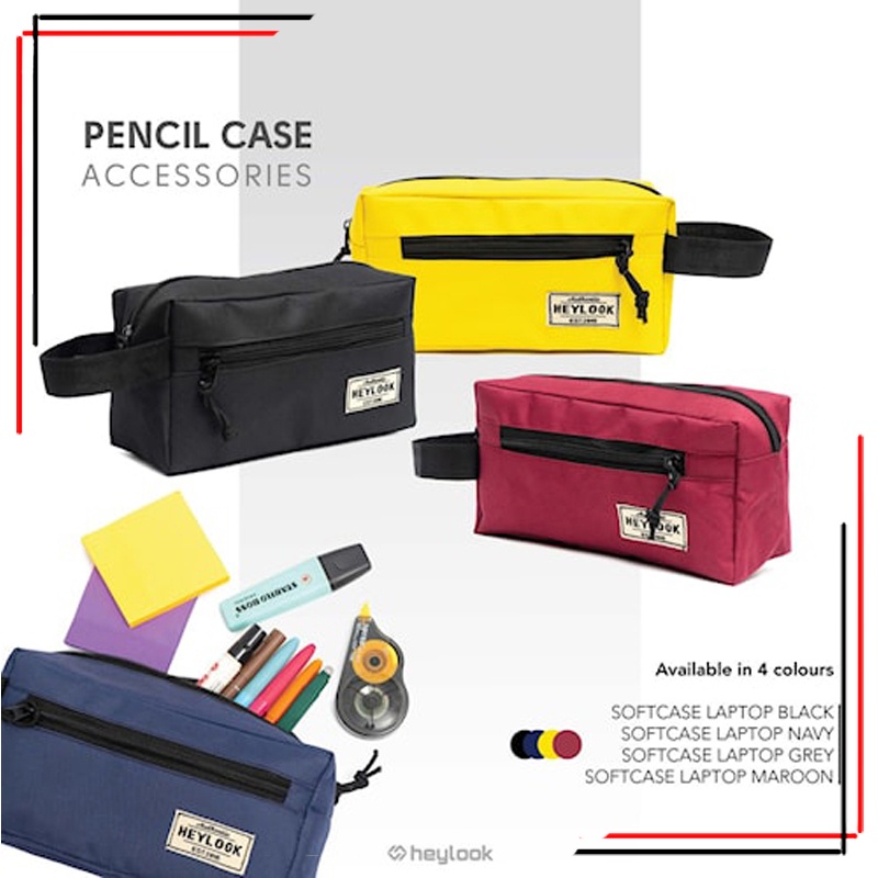 

Tempat Pensil Kotak Pensil Tempat Alat Tulis Sekolah Anak ATK Pouch Pencil Case