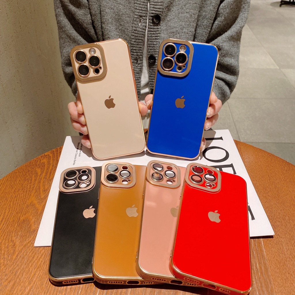 Soft Case Pelindung Lensa Electroplating Untuk Iphone 13 Pro 12 11 Pro Max I11 11pro 12pro