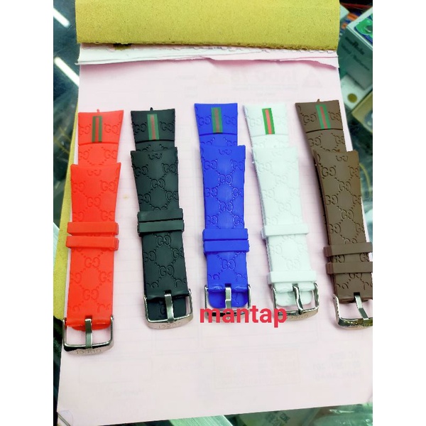 TALI GUCCI RUBBER SUPER GRADE PREMIUM TALI JAM TANGAN GUCCI SUPER GRADE PREMIUM