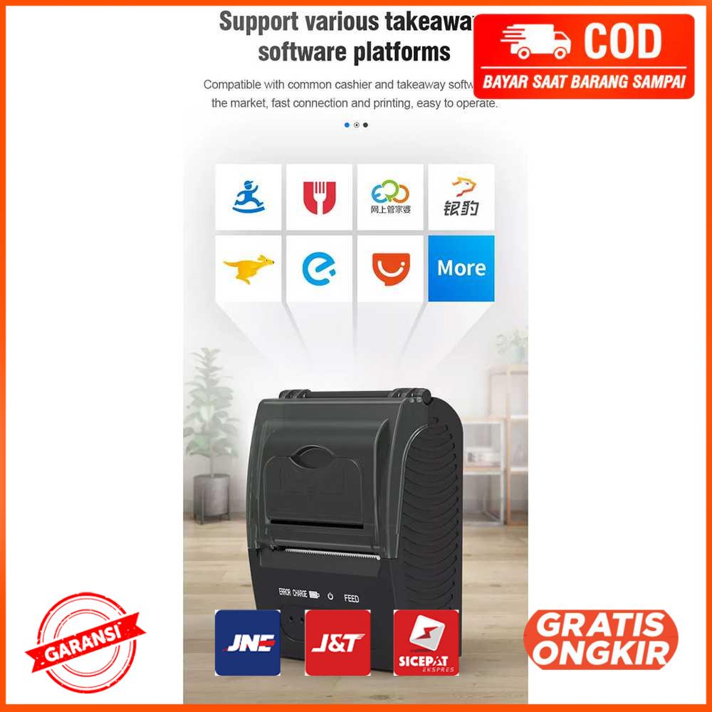 Mini Portable Bluetooth Thermal Receipt Printer ZJ 5811