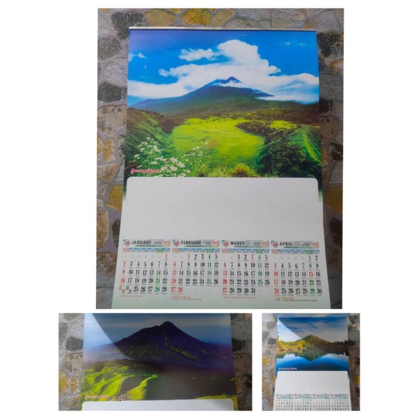 Kalender Dinding Kalender Caturwulan Tahin 2023 Motif Panorama