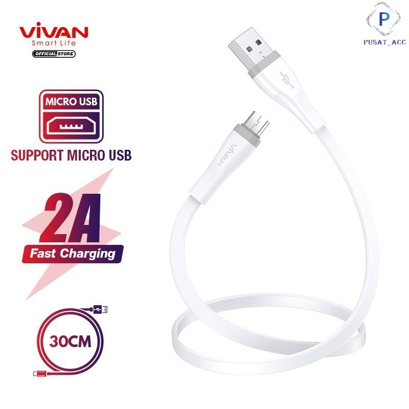 Kabel Data dan Charger Vivan SM30 Panjang SM-30