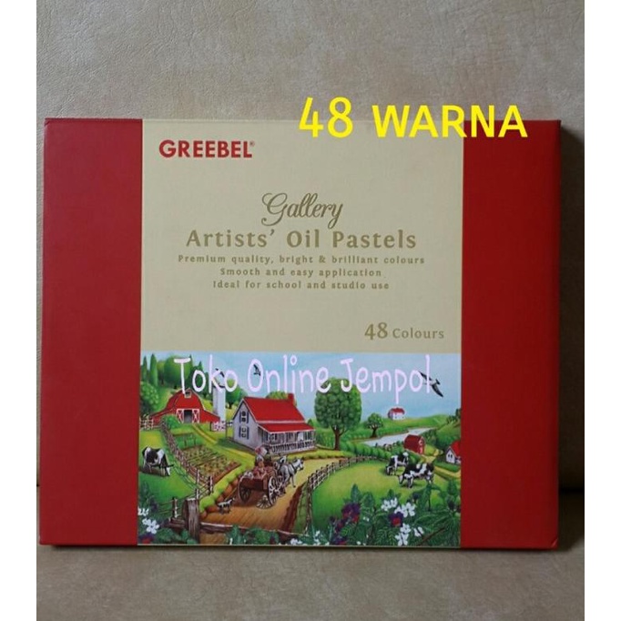 

Atk0037Gb 48Warna Greebel Artist Oil Pastels Crayon Krayon Gift Kado