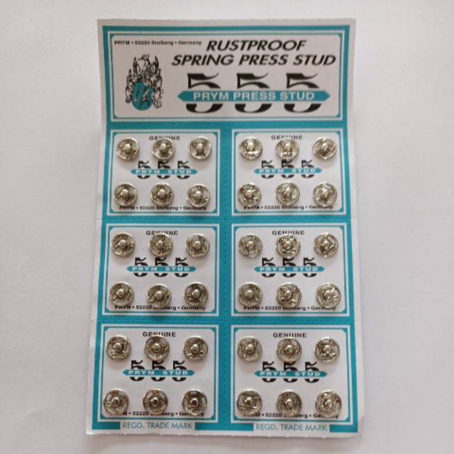 Kancing 555 atau kancing jepret 555