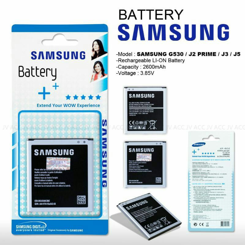 BATERAI /BATTERY UNTUK TYPE HP SAMSUNG J5 2015/ J2 PRIME/J2 PRO/ J2 CORE/J2 2016 J3 J310/J320 BATTERY ORIGINAL