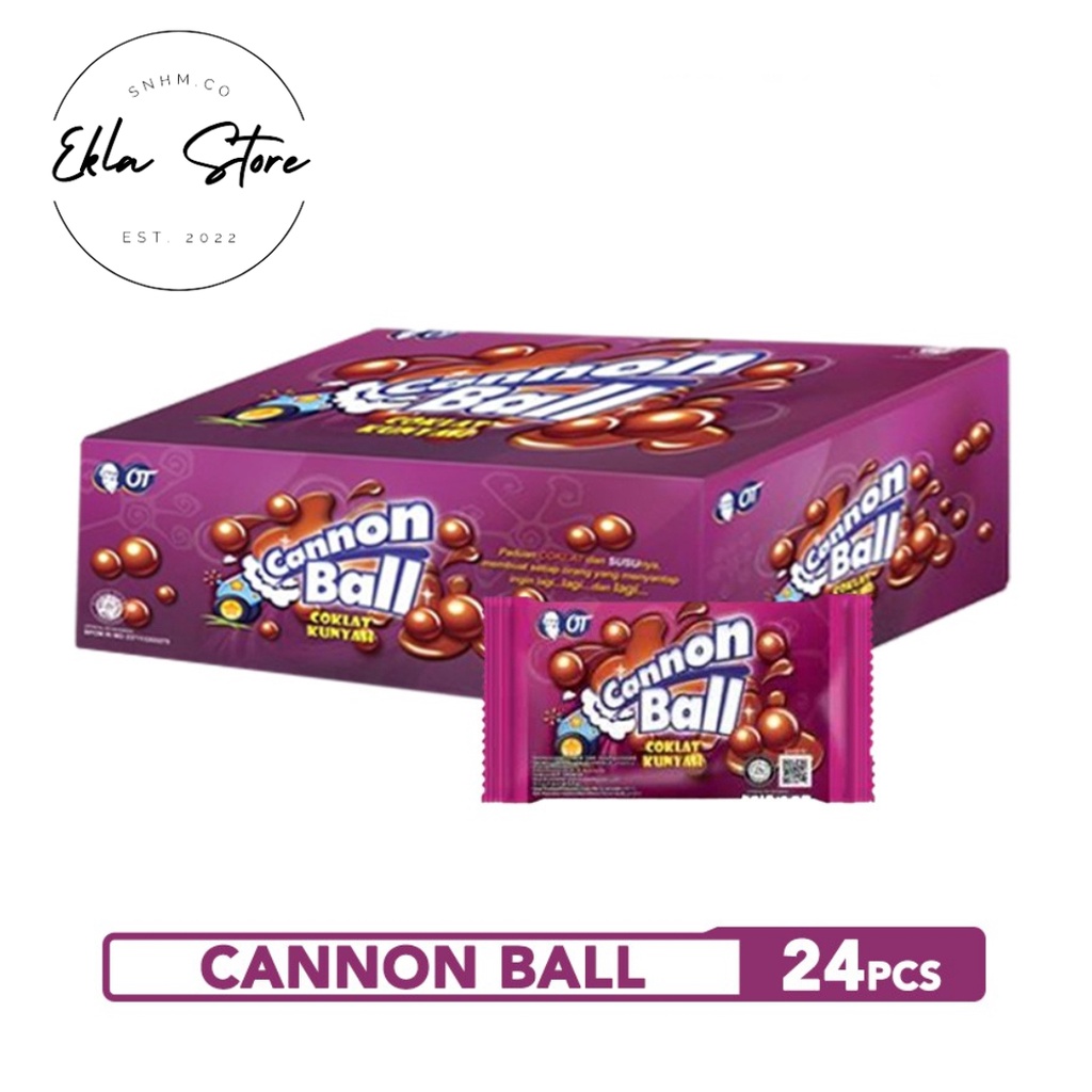 

CANNON BALL COKLAT KUNYAH 1 Box [24pcs]