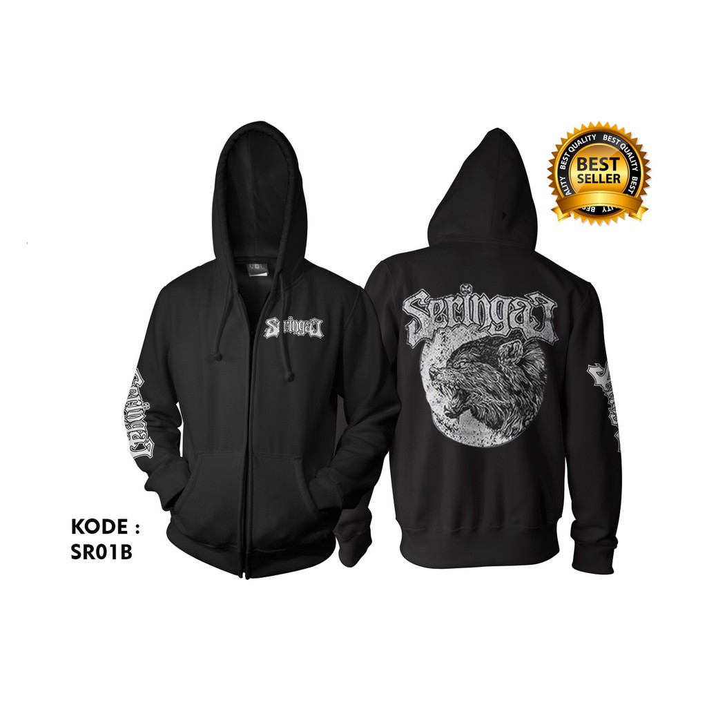Jaket seringai torn by hate - jacket hoodie zipper sweater sr01b