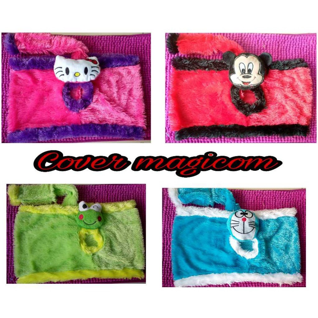 Cover magicom / sarung magicom karakter bulu boneka