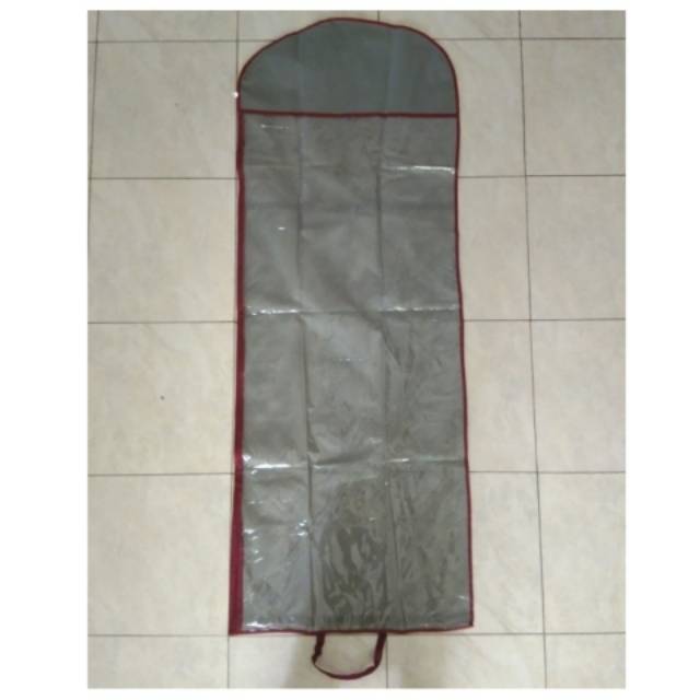 Cover gaun baju  / cover gantungan gaun / pelindung baju gaun wedding