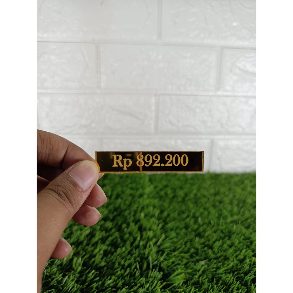 Custom Grafir Tulisan Akrilik Mirror Gold / Custom Nama Sepasang Akrilik Grafir Laser / Custom Grafi