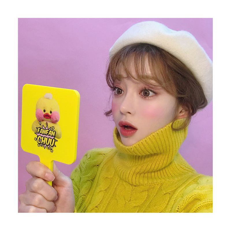 READY STOCK ORIGINAL CHUU - FANFAN CHUU MIRROR - YELLOW DUCK
