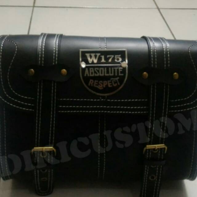Side bag kawasaki w175/aksesoris w175/tas motor