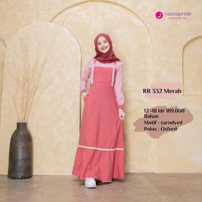 Gamis rauna remaja RR 330, RR 331,RR 332