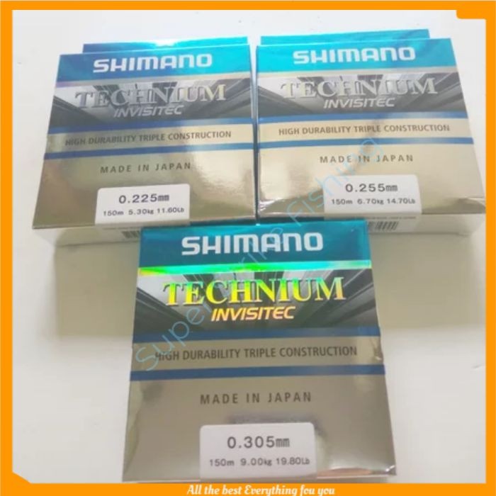 SenarBenangTali Pancing Shimano Technium 0.225 0.2550.305 mm 150m