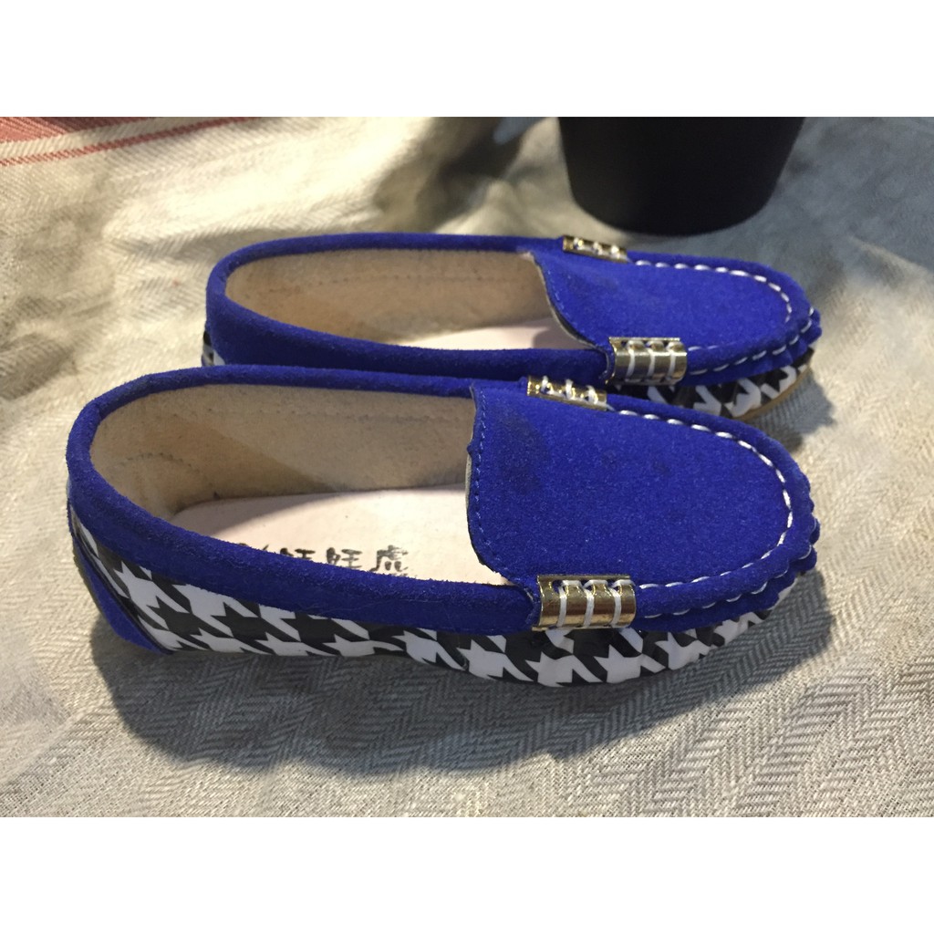 Sepatu anak murah reject pabrik Blue zigzag