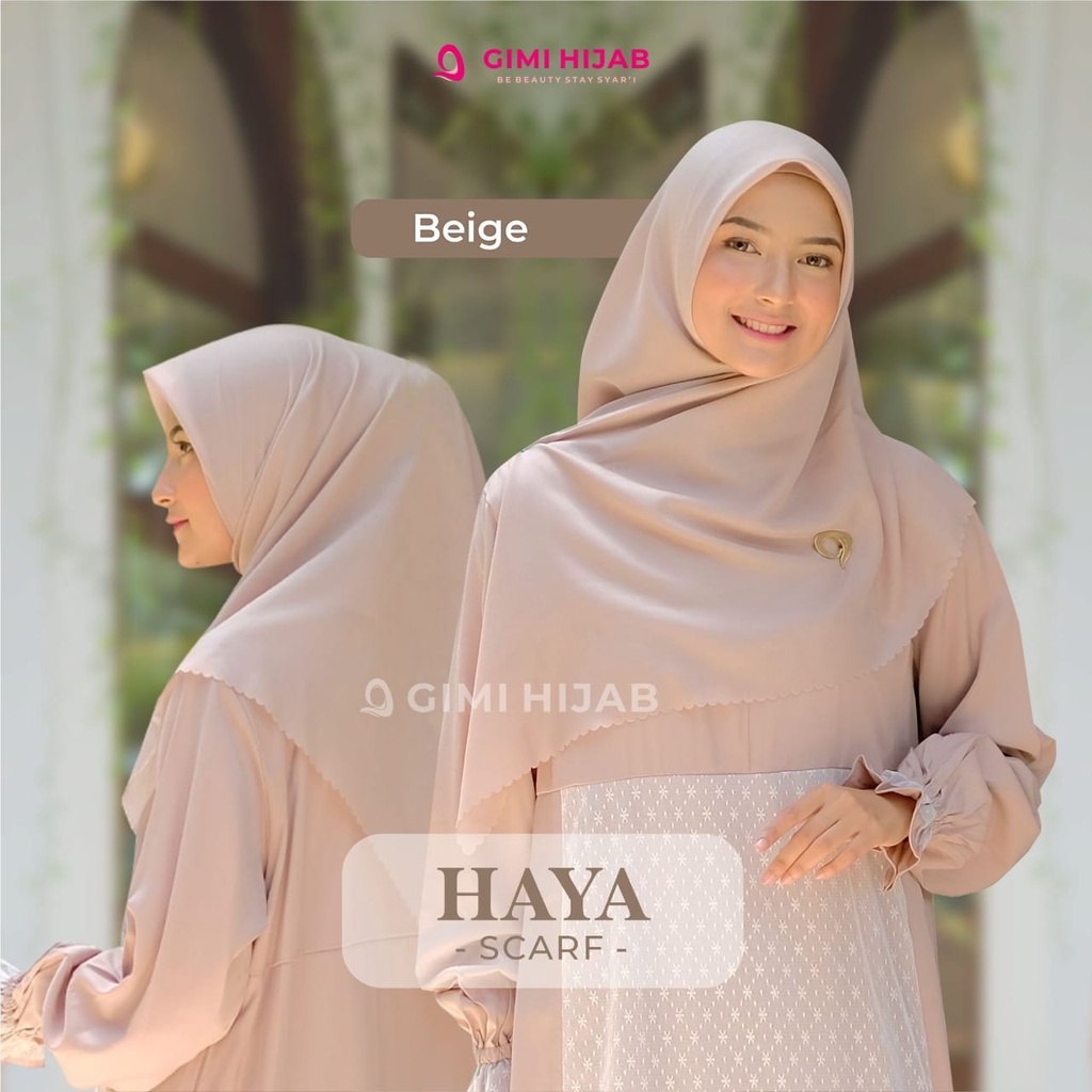 Haya Scarft || Gimi Hijab (hijab segiempat)